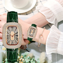 Gypsophila Quartz Women's Watch with Rhinestones