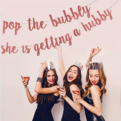 Bachelorette Party Decorations Kit Bride Balloons Banner Ring & Champagne
