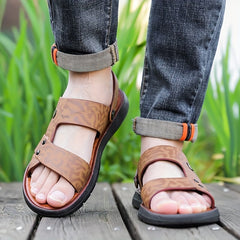 Men's Open Toe Sandals Non Slip Outdoor Hiking Beach Shoes