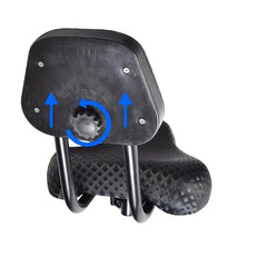 Large Saddle Seat With Backrest and Seat Bag