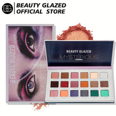 18-Color Eyeshadow Palette Matte Pearly Sequins Finish