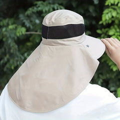 Men's Sun Protection Hat with Neck Guard