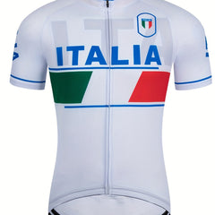 Men's Quick Dry Cycling Jersey with Rear Pocket
