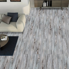 Wood Peel & Stick Floor Tiles 0.6mm Thick 5-15pcs