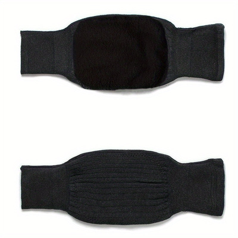 2pcs Cashmere Knee Pads Winter Warm Thick Wool Knee Protection