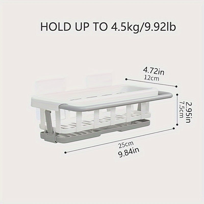 Telescopic Rag Rack Kitchen Storage Rack Wall-mounted Seasoning Rack
