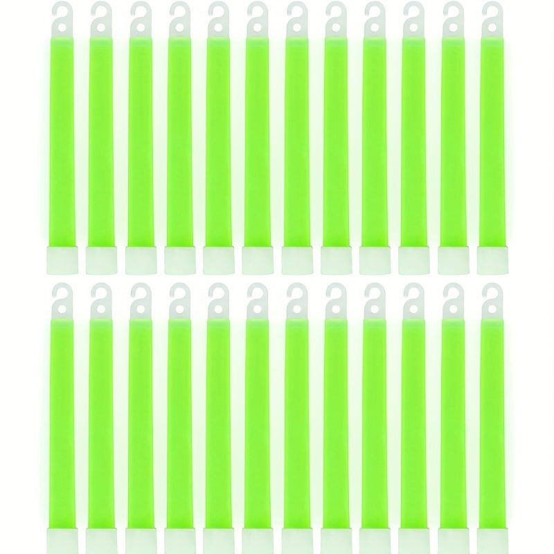 12 Hour Ultra Bright 6 Green Glow Sticks Camping Parties & More