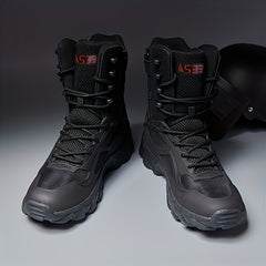 Men's High Top Military Style Hiking Boots