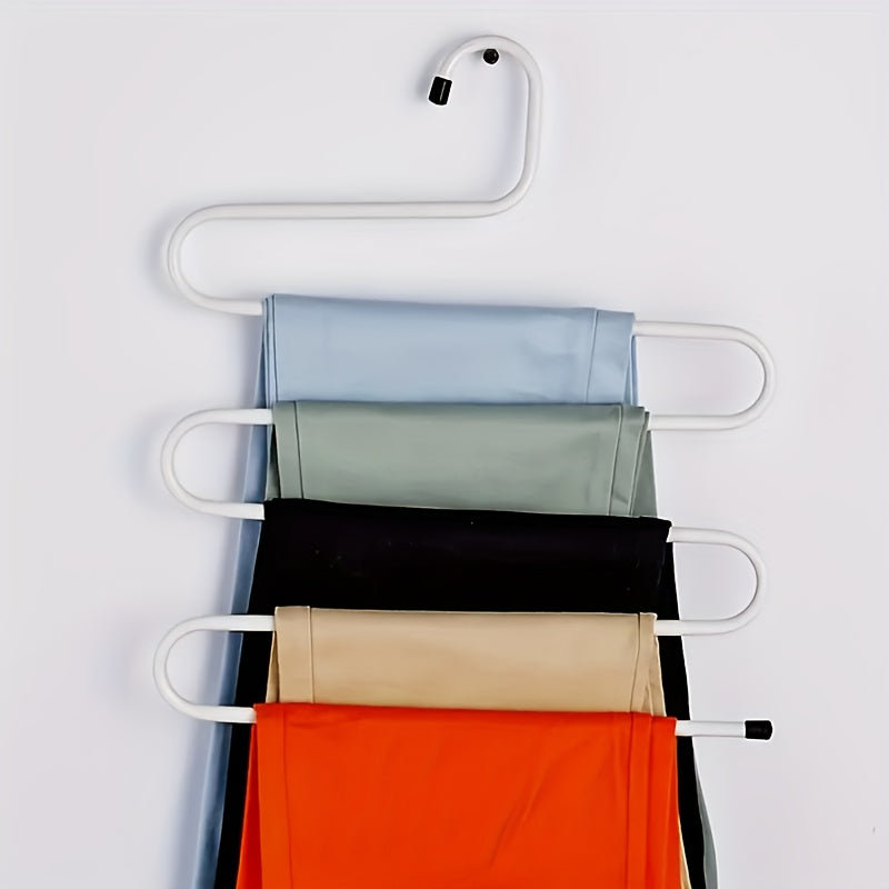 S-shaped Magic Iron Pants Rack Stainless Steel Pants Rack