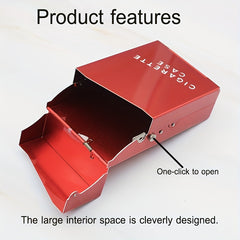 20 Pack Soft Cigarette Cases Aluminum Alloy Holder for Men
