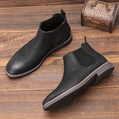Men's Chelsea Boots Round Toe Ankle Boots