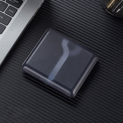 Clear Plastic Cigarette Box Pair Opening Portable Gift
