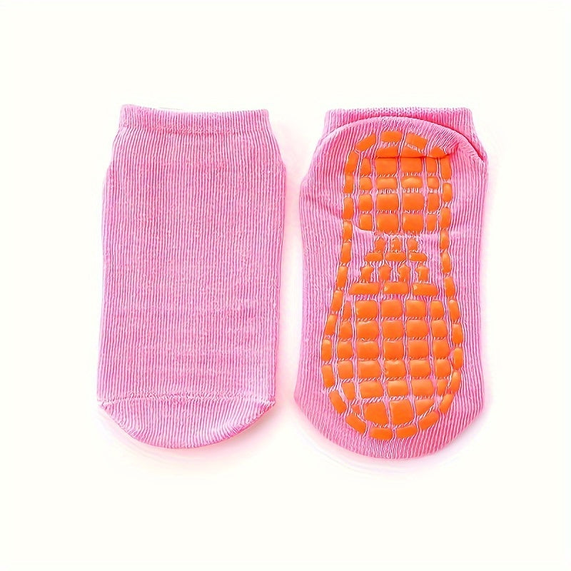 Baby Girl's Non Slip Socks - Soft Breathable Comfy Socks