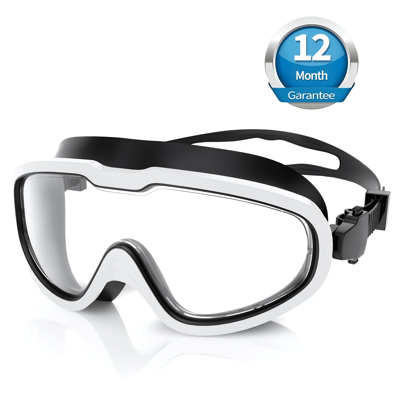 Unisex Swim Goggles UV Protection Anti-fog Diving Goggles Ear Plugs Nose Clips