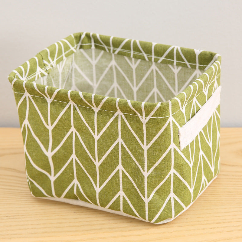 Foldable Desktop Storage Box Stationery Cosmetics Storage