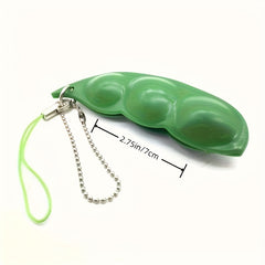 Pea Squishy Keychain Stress Relief Toy