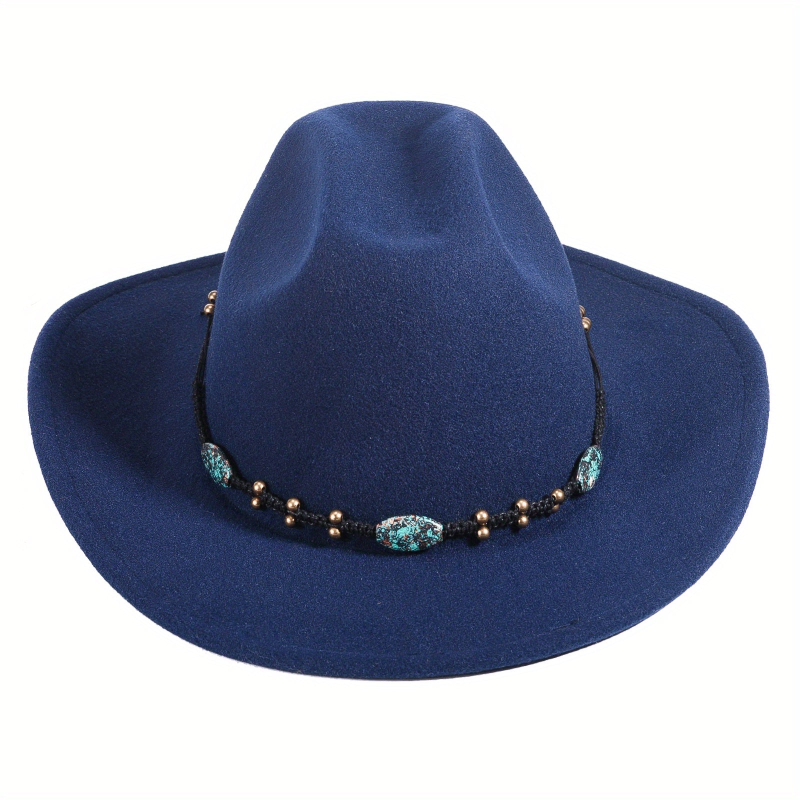 Wool Cowboy Hat Solid Sheep Felt Hat