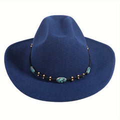 Wool Cowboy Hat Solid Sheep Felt Hat