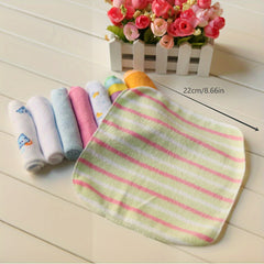 8-Piece Soft Cotton Towels Set for Bathing, Cleaning, Camping