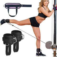 Leg Strength Training Buckle Ankle Strap Elastic Resistance Band