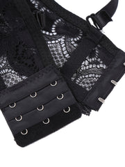 Sexy Lace Bow Push Up Bra Breathable Stretch Bra