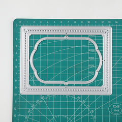 Metal Cutting Dies Rectangular Frame Stencils DIY Scrapbooking Stamp