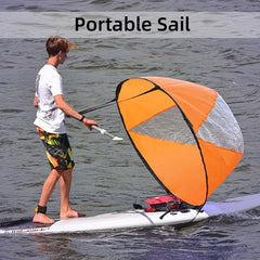 Inflatable Wind Sail for Kayak Canoe Paddleboard