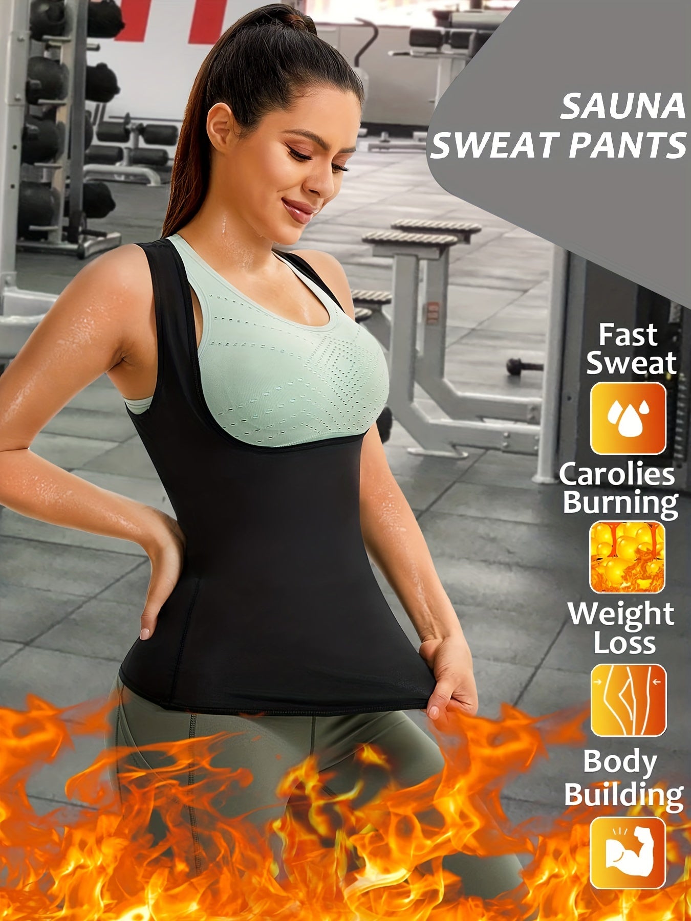 Open Bust Shaping Tank Tops Waist Trainer Tummy Control Slimmer Top