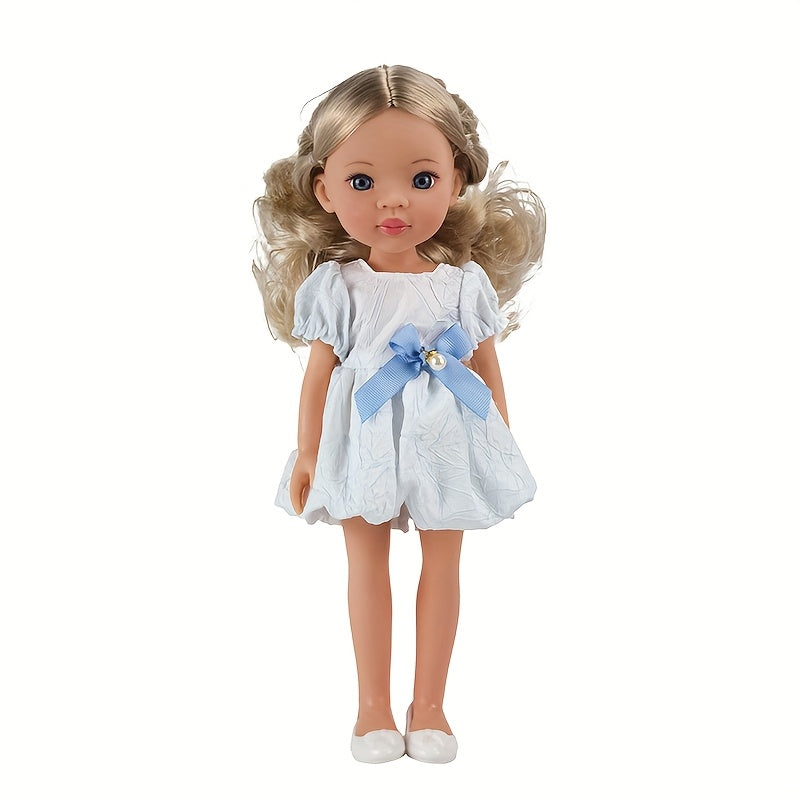 Blonde Doll in Dress with Pearl Accents Perfect Birthday Gift for Girls