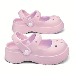Women's Backless Clogs Hole Slides Outdoor Sandals