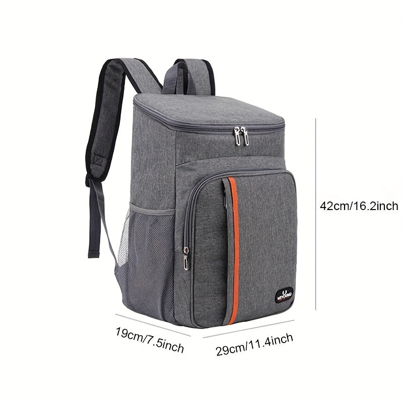 Large Capacity Thermal Backpack Waterproof Picnic Bag Leak-proof Cooling Bag