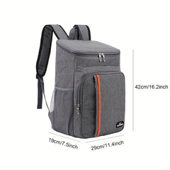 Large Capacity Thermal Backpack Waterproof Picnic Bag Leak-proof Cooling Bag