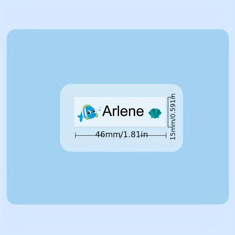 Custom Name Tag Stickers - Personalize Your Belongings!