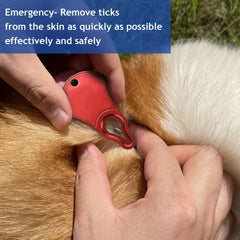 Tick Removal Tool Waist Pendant Key Accessory for Pets and Humans