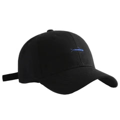Fish Embroidered Baseball Cap Adjustable Hip Hop Trucker Sun Hat