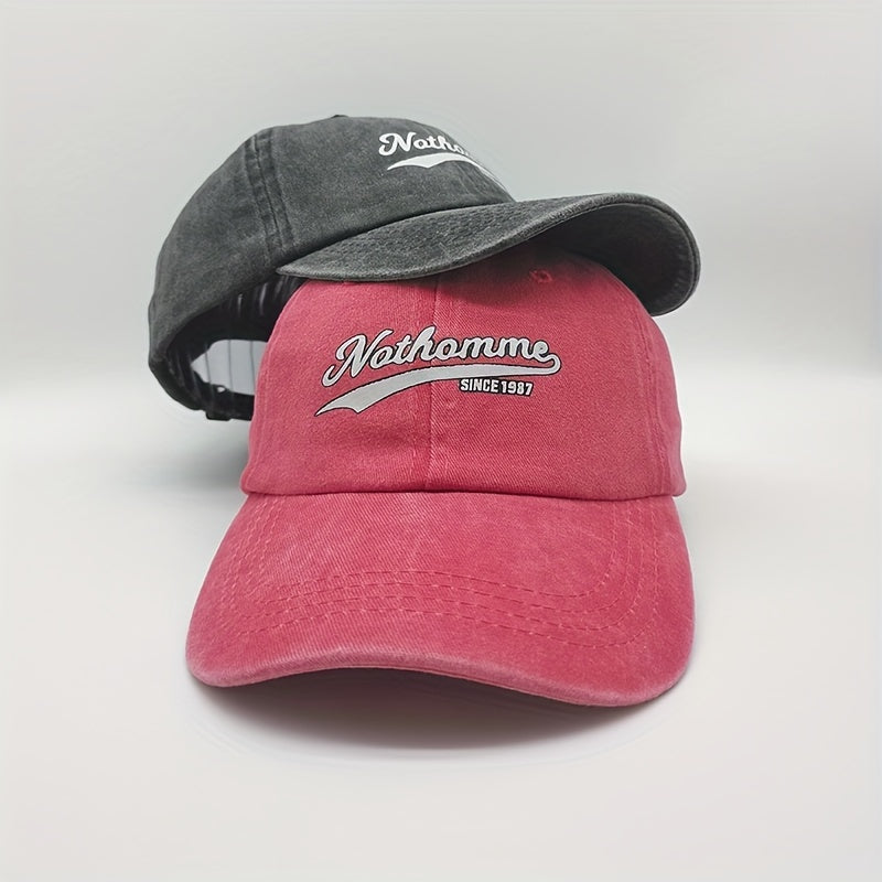 Nothomme Since1987 Pattern Unisex Vintage Baseball Cap