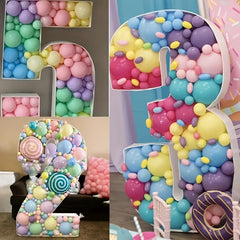 Large Birthday Figure Balloon Box Various Colors Halloween