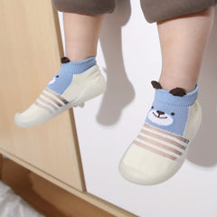 Boys Cartoon Woven Sock Shoes Soft Sandals Crib Shoes