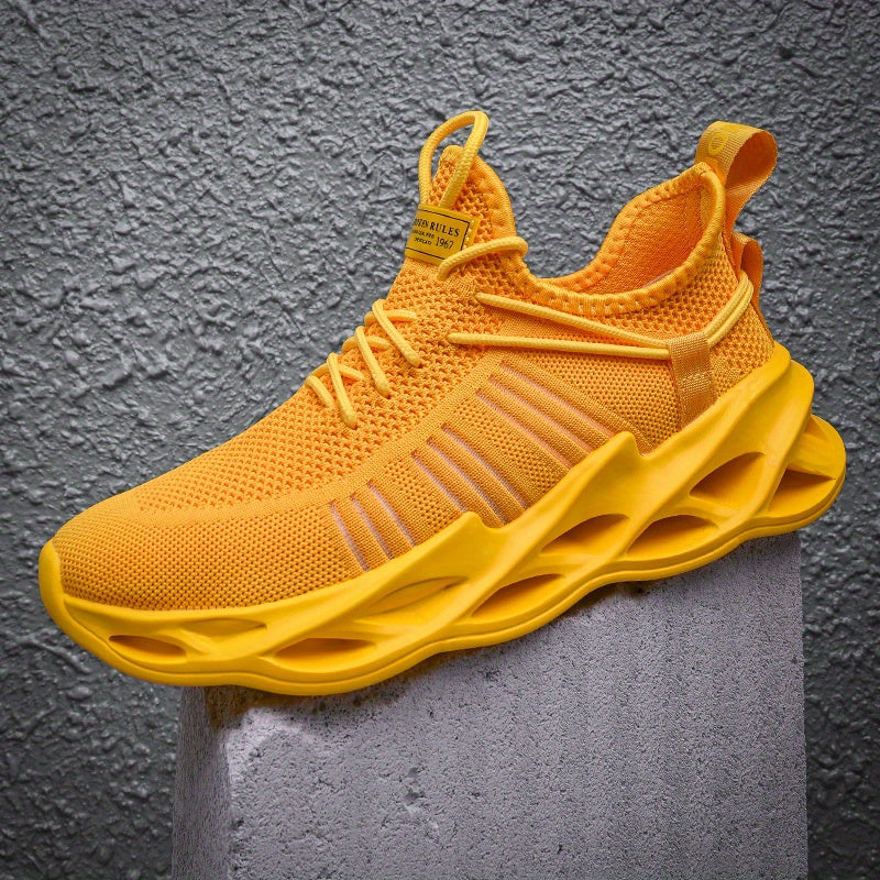 Men's Breathable Blade Sneakers Lace up Running Shoes