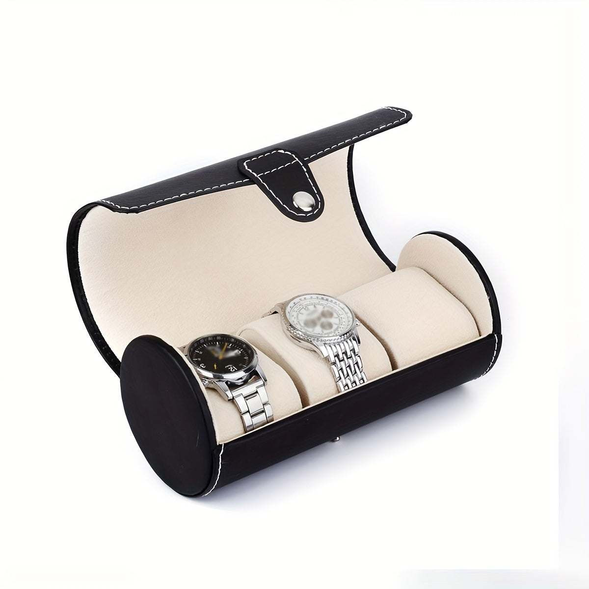 Portable Three-Cylinder Watch Bracelet Storage Box