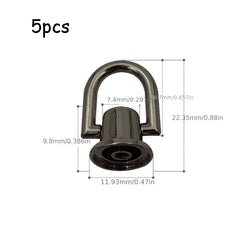 5pcs Purse Bag Wallet Buckles DIY Repair Kit