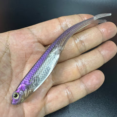 6pcs Fork Tail Fishing Lure Bionic Soft Lure Artificial Swimbait