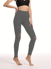 Rippled Yoga Leggings High Waist Hip lifting Fitness Workout Gym Pants