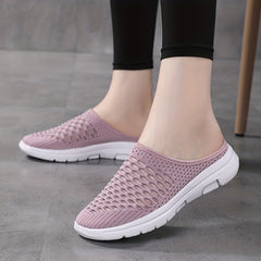 Knitted Slip On Breathable Slippers Women's Footwear