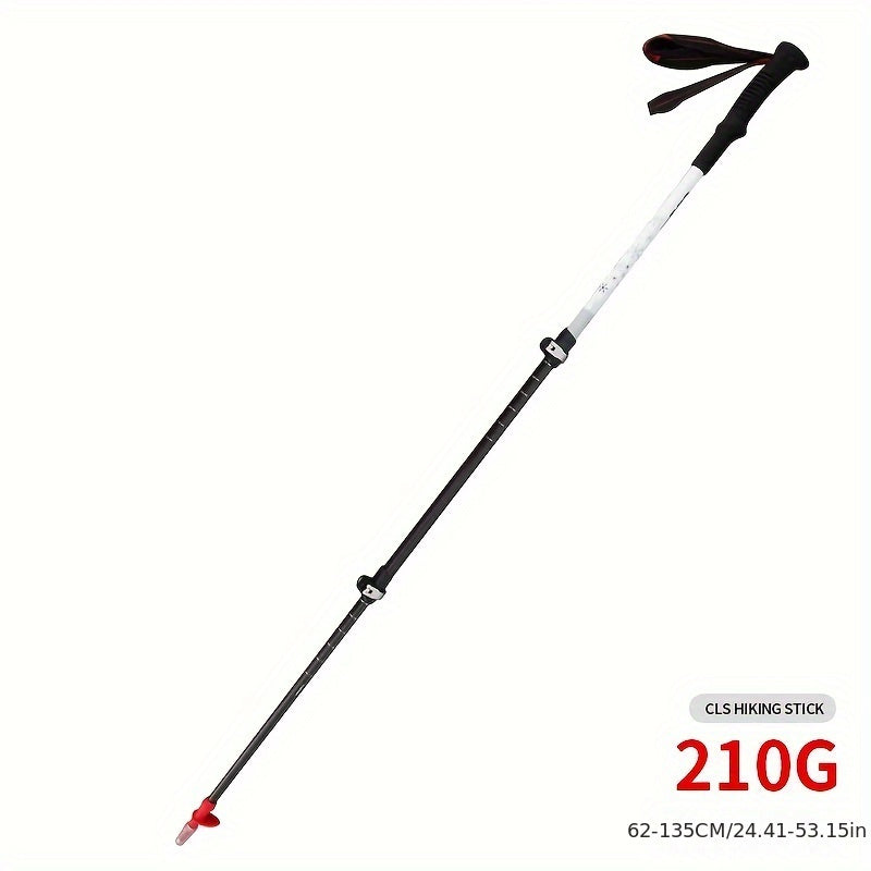 Carbon Fiber Trekking Poles Lightweight Telescopic Hiking Sticks