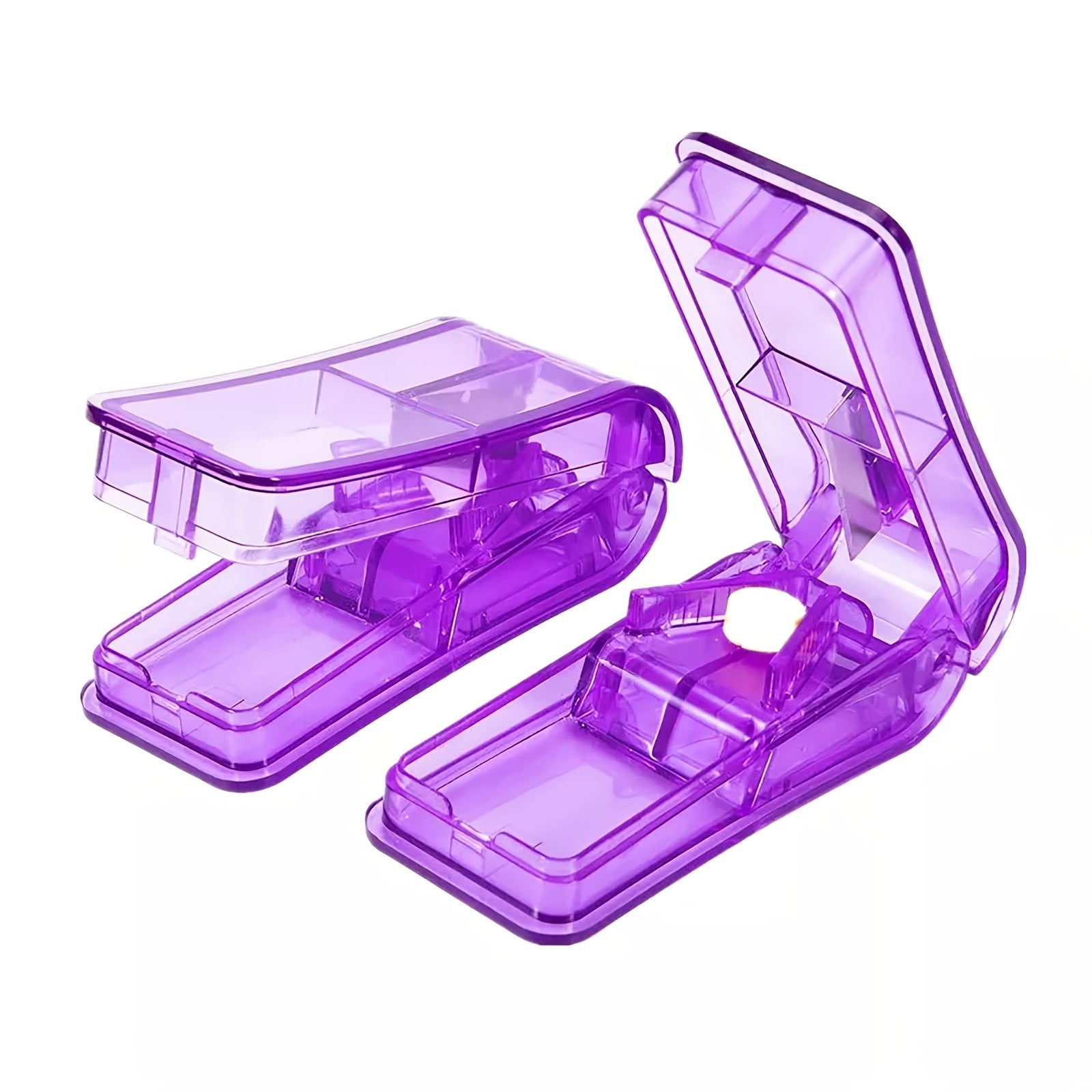 Portable Pill Cutter Stainless Steel Blade Accurate Dosages