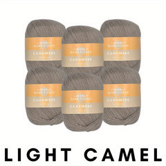 6pcs High Cashmere Thread 60 Cashmere 20 Acrylic 20 Viscose