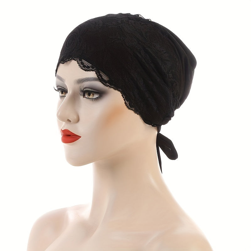 Soft Chemo Hat Elastic Turban Head Wrap Slouchy Cap
