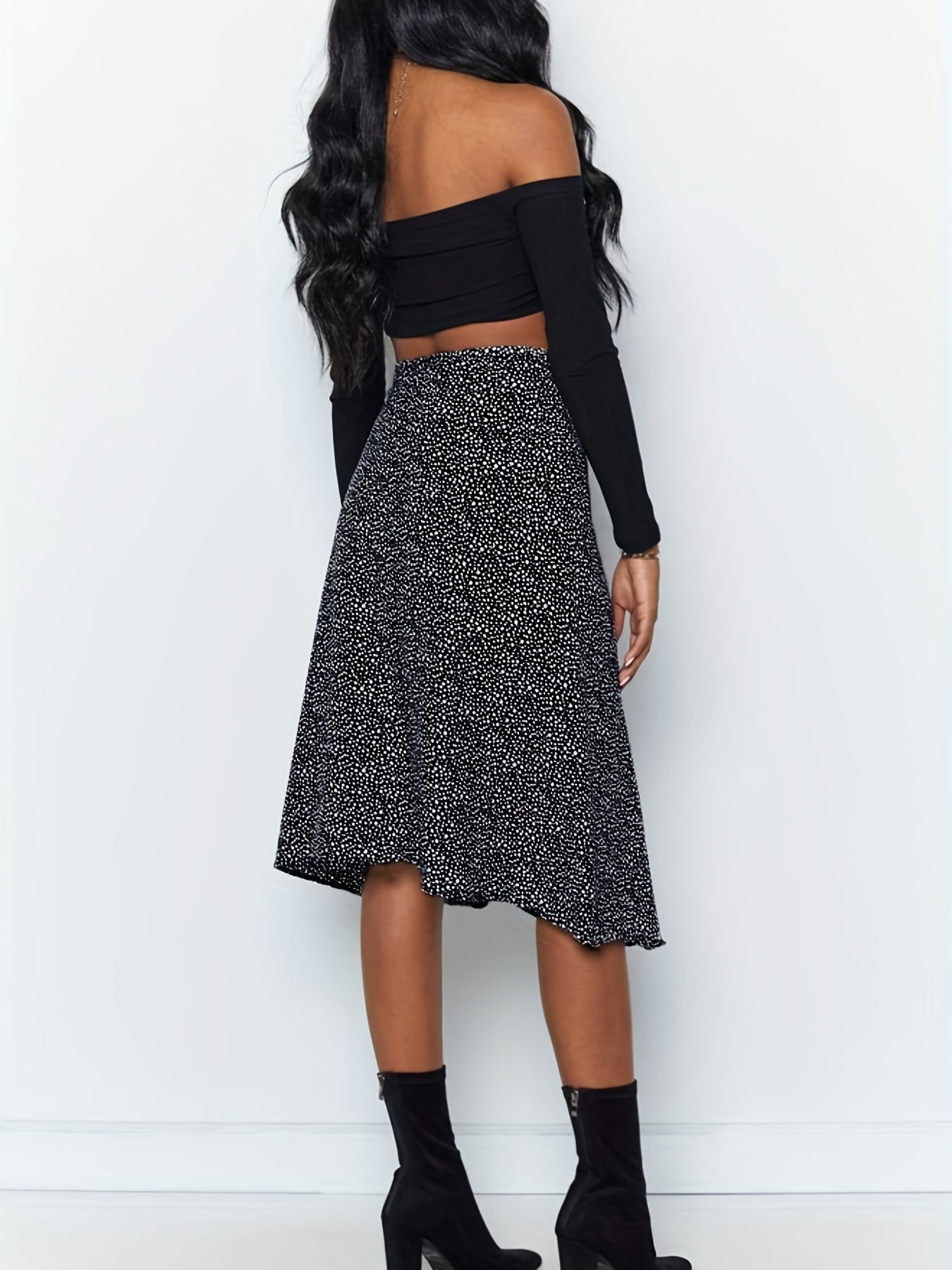 Printed Sarong Skirt High Waist Sexy Summer Slim Women's Clothing