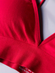 3pcs Wireless Bras Comfy & Breathable Stretch Intimates Bra